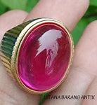 Batu Cincin Merah Siam Harga