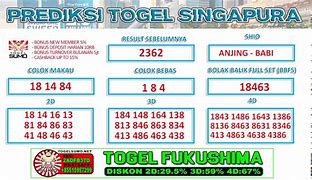 Berapa No Togel Singapore Hari Ini