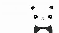 Gambar Panda Hitam Putih Wallpaper